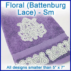 A Floral (Battenburg Lace) Design Pack