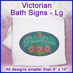 A Victorian Bath Signs Design Pack