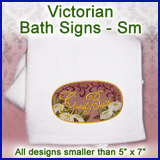 A Victorian Bath Signs Design Pack