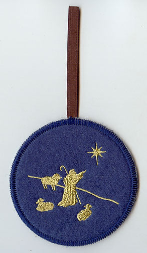 Bethlehem Scene 2 Ornament (In-the-Hoop)
