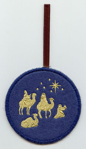 Bethlehem Scene 3 Ornament (In-the-Hoop)