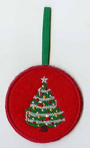 Christmas Tree Ornament (In-the-Hoop)
