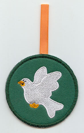 Dove Ornament (In-the-Hoop)
