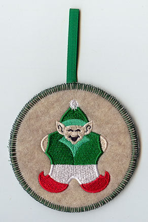 Elf 1 Ornament (In-the-Hoop)