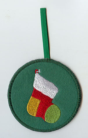 Stocking Ornament (In-the-Hoop)
