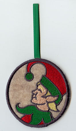 Christmas Elf Ornament (In-the-Hoop)