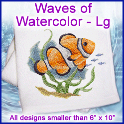 A Waves of Watercolor Design Pack