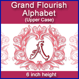 A Grand Flourish Alphabet Design Pack