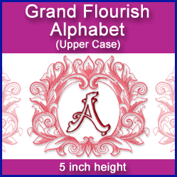 A Grand Flourish Alphabet Design Pack
