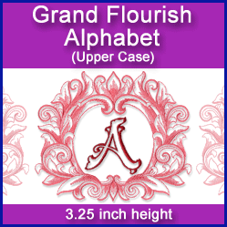 A Grand Flourish Alphabet Design Pack