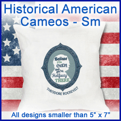 A Historical American Cameos Design Pack