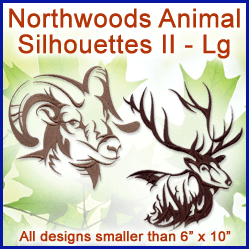 A Northwoods Animal Silhouettes II Design Pack