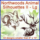 A Northwoods Animal Silhouettes II Design Pack