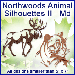 A Northwoods Animal Silhouettes II Design Pack