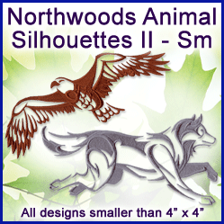 A Northwoods Animal Silhouettes II Design Pack
