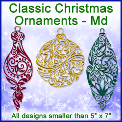 A Classic Christmas Ornaments Design Pack