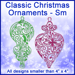 A Classic Christmas Ornaments Design Pack