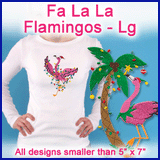 A Fa La La Flamingos Design Pack