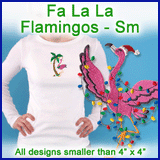 A Fa La La Flamingos Design Pack