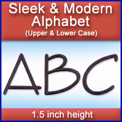 A Sleek & Modern Alphabet Design Pack