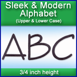 A Sleek & Modern Alphabet Design Pack