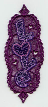 Love Bookmark (Lace) (Mylar)