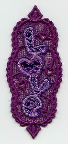 Love Bookmark (Lace) (Mylar)