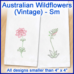 A Australian Wildflowers (Vintage) Design Pack