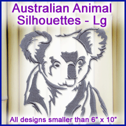 A Australian Animal Silhouettes Design Pack