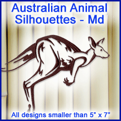 A Australian Animal Silhouettes Design Pack