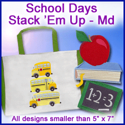 A School Days Stack 'Em Up Design Pack