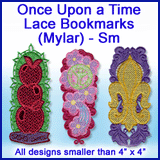 A Once Upon a Time Lace Bookmarks (Mylar) Design Pack