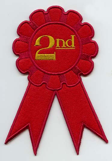 Second Place Ribbon (In-the-Hoop)