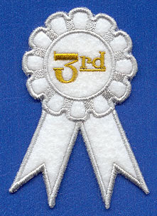 Third Place Ribbon (In-the-Hoop)
