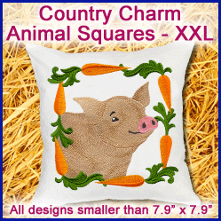 A Country Charm Animal Squares Design Pack