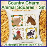 A Country Charm Animal Squares Design Pack