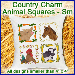 A Country Charm Animal Squares Design Pack