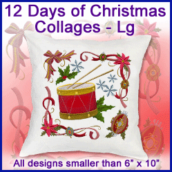 A Twelve Days of Christmas Collages Design Pack