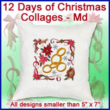 A Twelve Days of Christmas Collages Design Pack