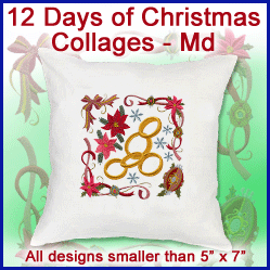 A Twelve Days of Christmas Collages Design Pack