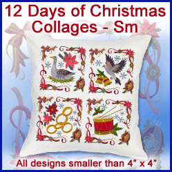 A Twelve Days of Christmas Collages Design Pack