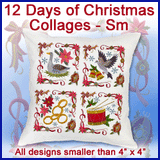 A Twelve Days of Christmas Collages Design Pack