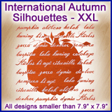 A International Autumn Silhouettes Design Pack