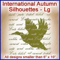 A International Autumn Silhouettes Design Pack