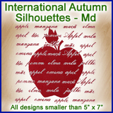 A International Autumn Silhouettes Design Pack