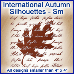 A International Autumn Silhouettes Design Pack