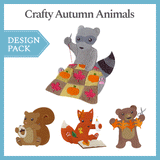 A Crafty Autumn Animals Design Pack