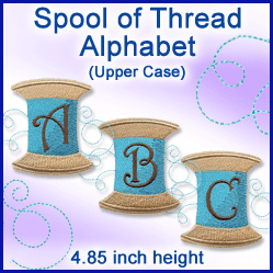 A Spool of Thread Alphabet Design Pack
