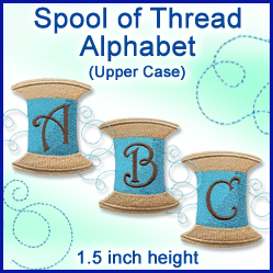 A Spool of Thread Alphabet Design Pack