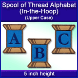 A Spool of Thread Alphabet